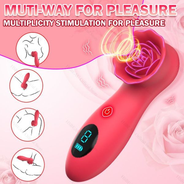 Багатофункціональний вібратор BloomX Rose Pulse