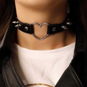 photo_1_2025-07-16_17-42-54 БДСМ чокер із шипами та серцем
