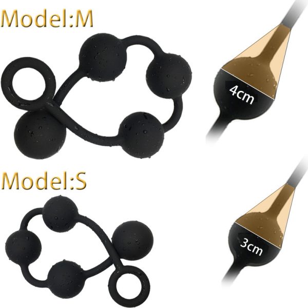 O1CN01OvI7L229eBj2rxpwG_!!2212786938092-0-cib Силіконові анальні кульки S / M / L