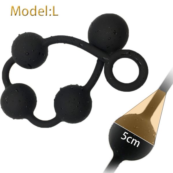 O1CN01qU7Or829eBiv1yUMF_!!2212786938092-0-cib Силіконові анальні кульки S / M / L