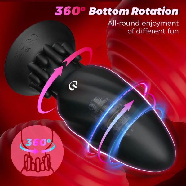 Анальний стимулятор з обертанням 360° VibeRotor X