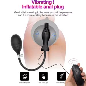 Анальний розширювач із вібрацією DeepAir Inflater