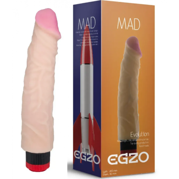 Реалістичний Вібратор EGZO 20,5×4,2 см