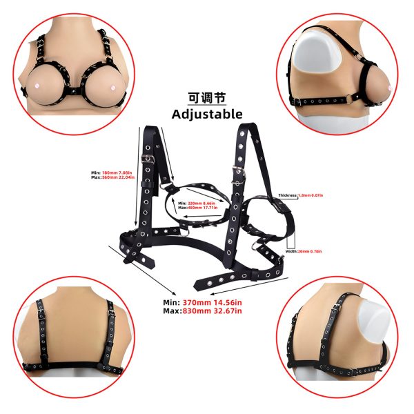 O1CN017fCOaS29BnNJiKA3I_!!2217802308030-0-cib Бондаж БДСМ Harness для грудей з утяжкою