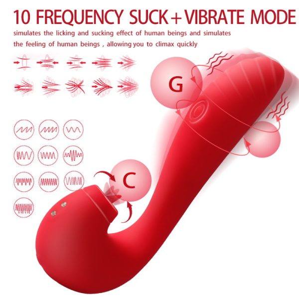 Вібратор Siren Motion 3в1 для клітора і точки G