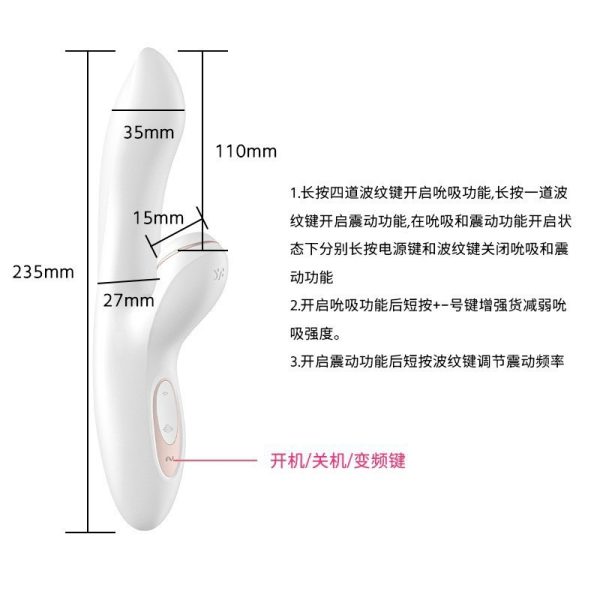 Вакуумний вібратор кролик Satisfyer Pro+ G-Spot