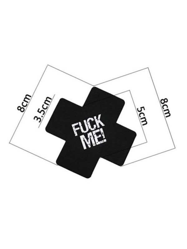 Наклейки для сосків Fuck Me