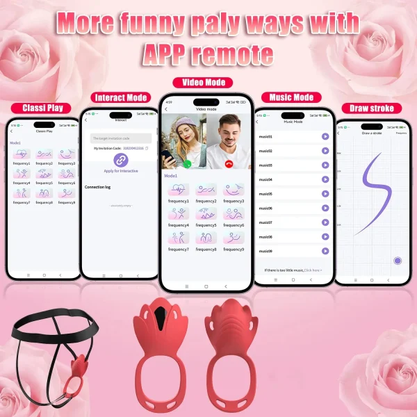 S20b0746e4edc4fd68cf0af209cf4017dN Смарт вібратор для клітора Whisper з трусиками