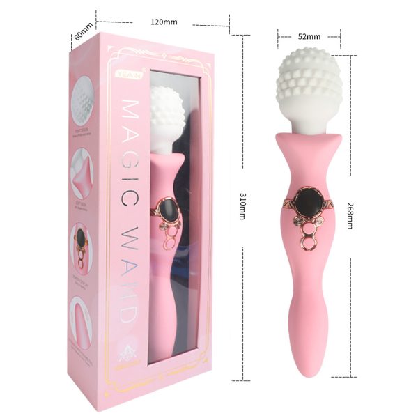 Двосторонній вібромасажер Lumi Rose