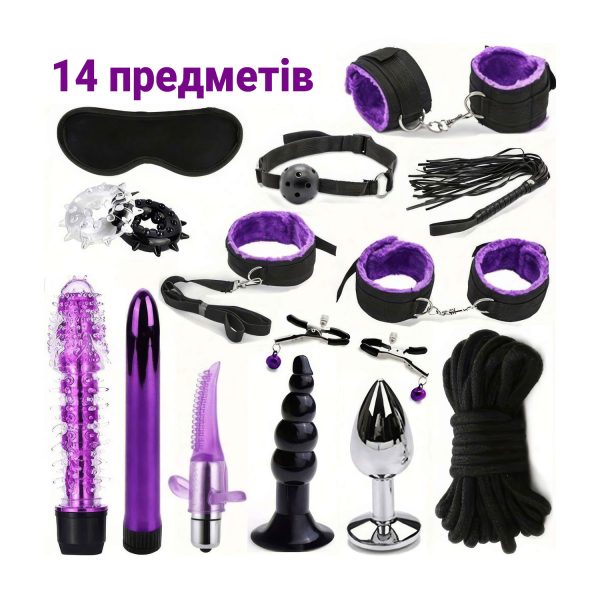 БДСМ-набір 14 предметів