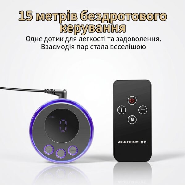 Електростимулятор простати та точки G з пультом DRAGONIX STEEL