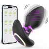 Анальна пробка Smart Tornado Plug з вібрацією та обертанням 360°