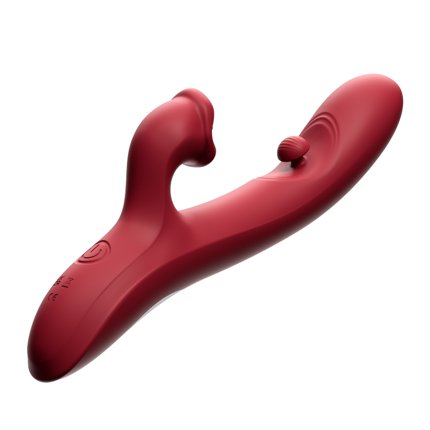 Вібратор-кролик G-SPOT CURVE з подвійною стимуляцією