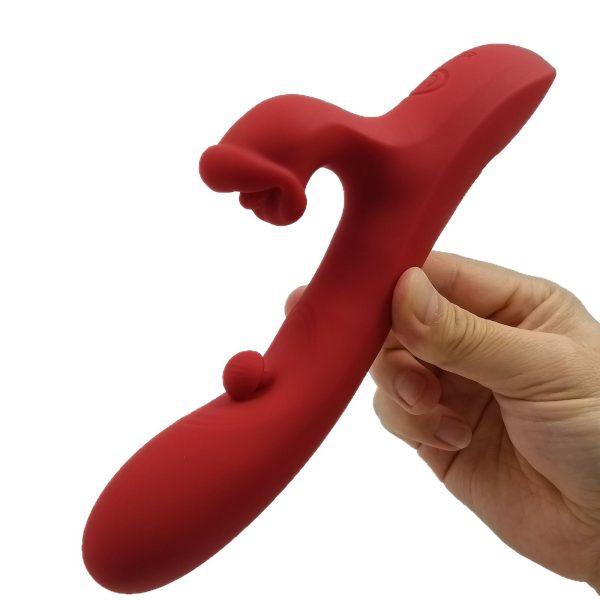Вібратор-кролик G-SPOT CURVE з подвійною стимуляцією