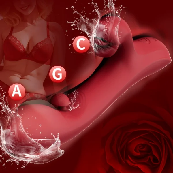 Вібратор-кролик G-SPOT CURVE з подвійною стимуляцією