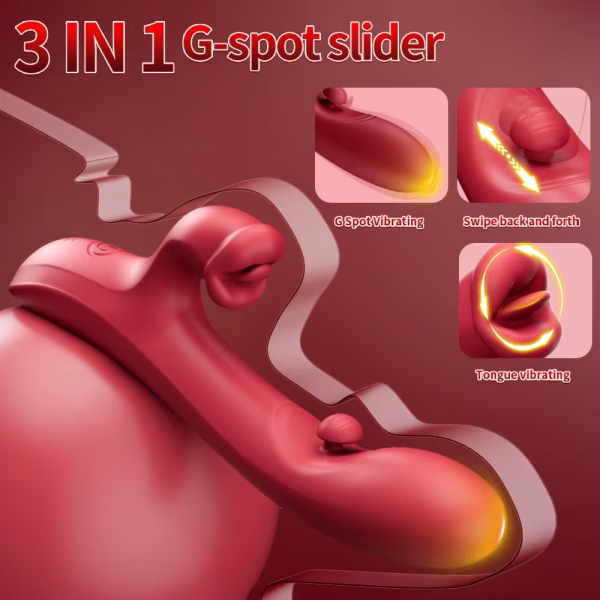 Вібратор-кролик G-SPOT CURVE з подвійною стимуляцією