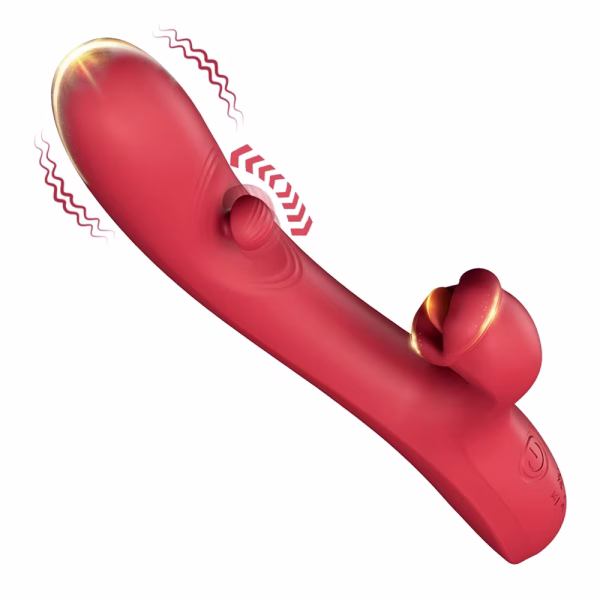 Вібратор-кролик G-SPOT CURVE з подвійною стимуляцією