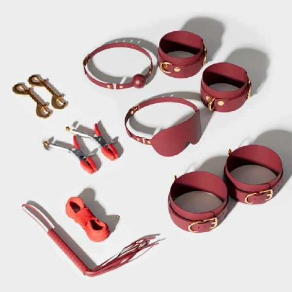 O1CN01ANtuQB1CxpfJXzP2G_!!2212724410148-0-cib Преміальний BDSM-комплект BLACK LEATHER з 12 предметів та чохлом