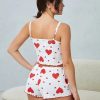 photo_2_2026-09-03_11-44-59 Жіноча піжама з серцями в рубчик: майка та шортики, 2 кольори